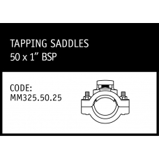 Marley Philmac Tapping Saddles 50mm x 1 BSP - MM325.50.25